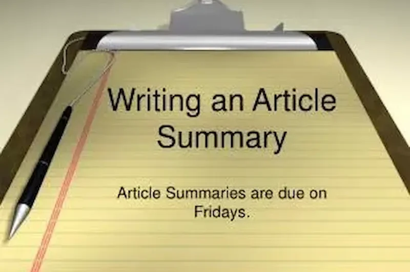 Why Summaries of Magazine Articles Are Important